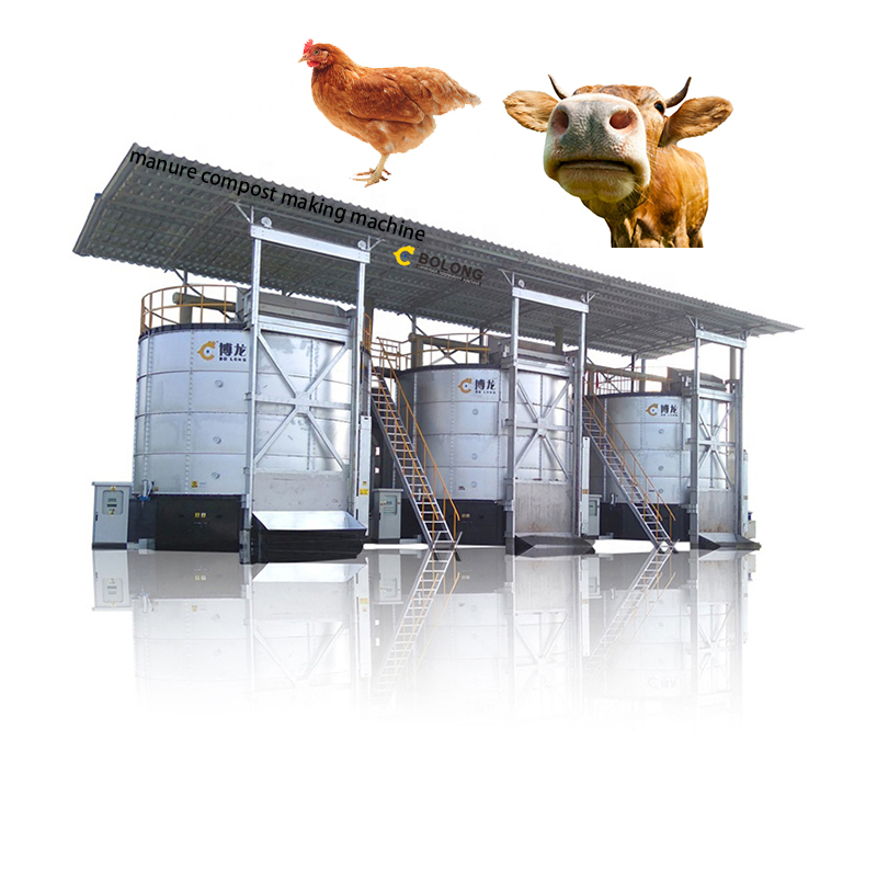 Chicken Manure Waste Recycling Composting Machine Organic Fertilizer Equipment Compost Maker Machine