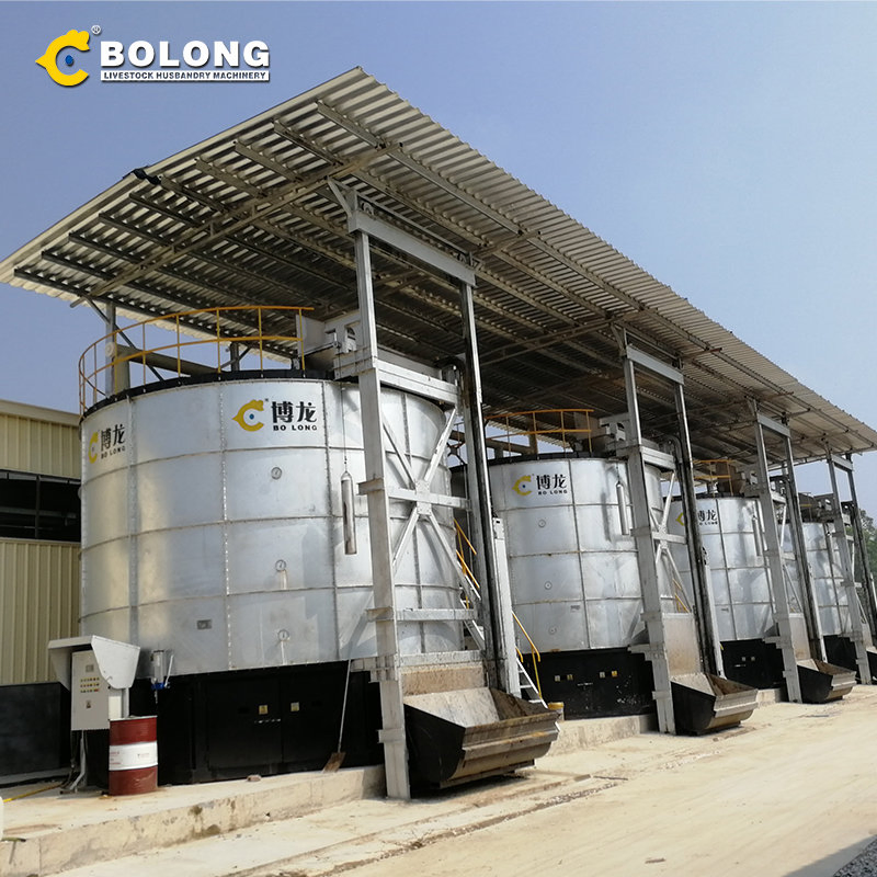 High Temperature Automatic Animal Livestock Chicken Manure Organic Fertilizer Composting Making Machine