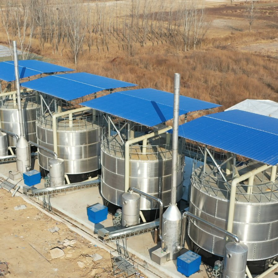 Smart High Capacity Fermentation Tank for Organic Waste Management
