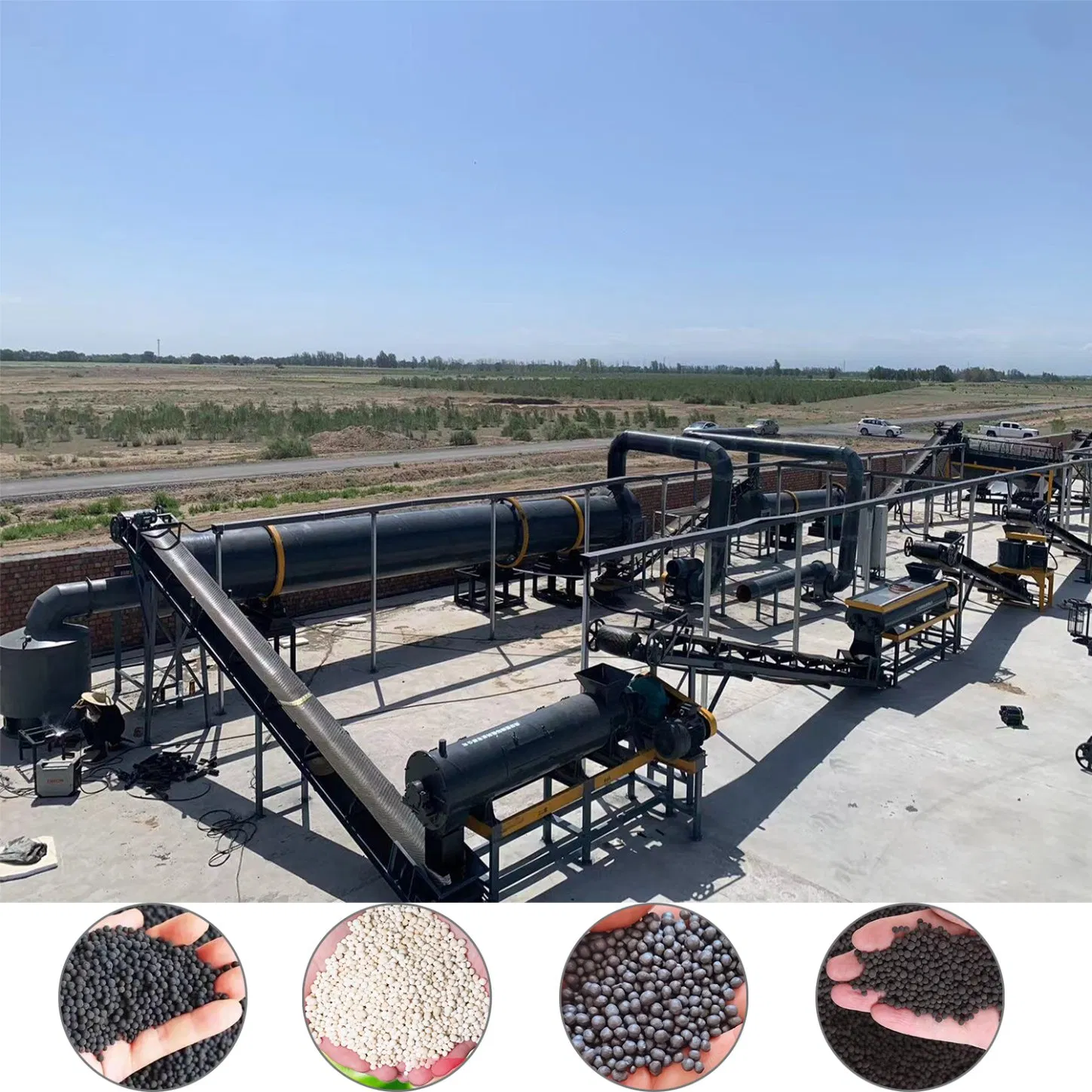Livestock &amp; Poultry Manure Processing Equipment for Turning Waste Into Organic Fertilizer, China Direct Supply