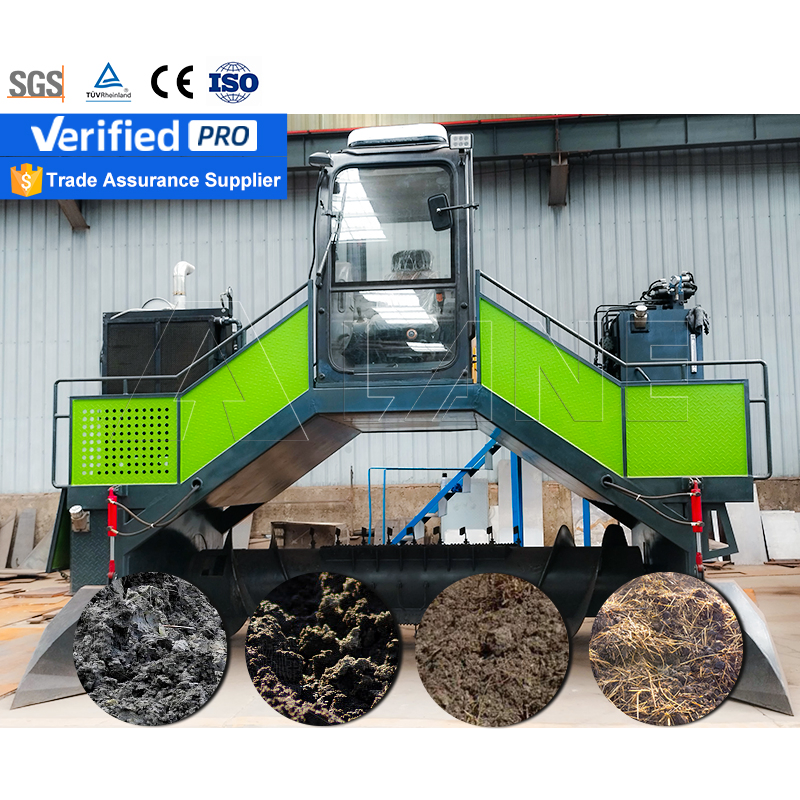 Lane Composting Sludge Compost Turner Farm Machinery Tractors Automatic Crawler Type Compost Turner
