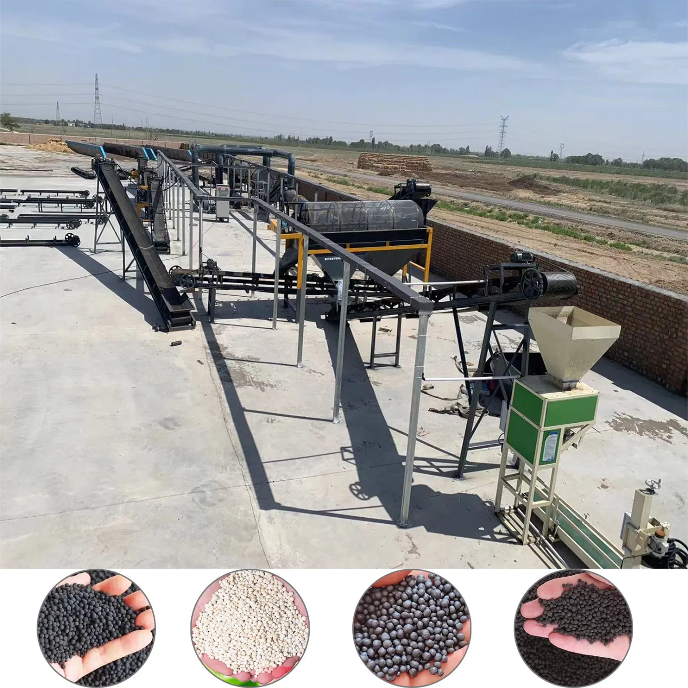 Livestock &amp; Poultry Manure Processing Equipment for Turning Waste Into Organic Fertilizer, China Direct Supply