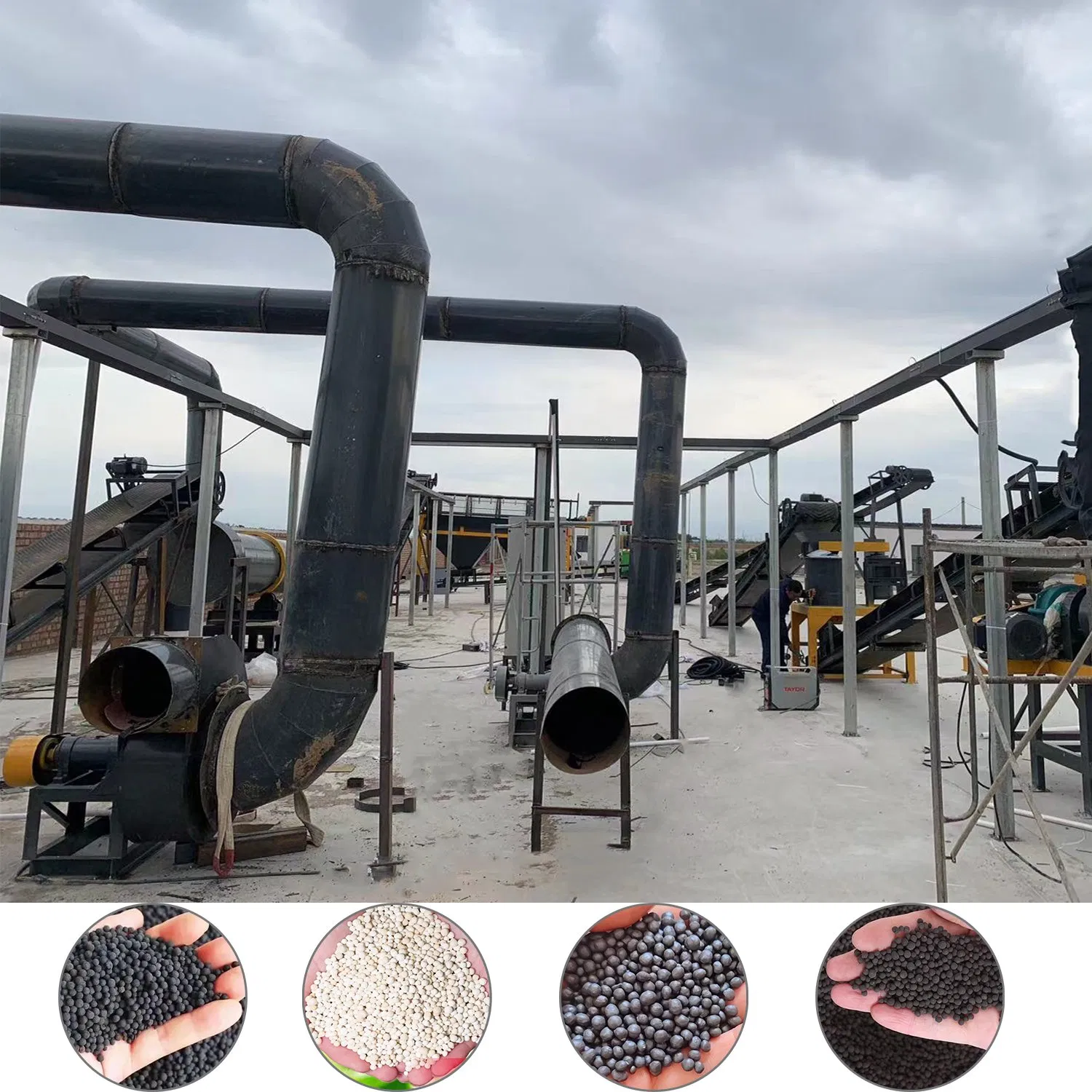 Livestock &amp; Poultry Manure Processing Equipment for Turning Waste Into Organic Fertilizer, China Direct Supply