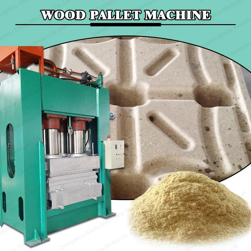 Wood Pallet Use Hydraulic Hot Press Machine for Wood Waste Recycling Machinery