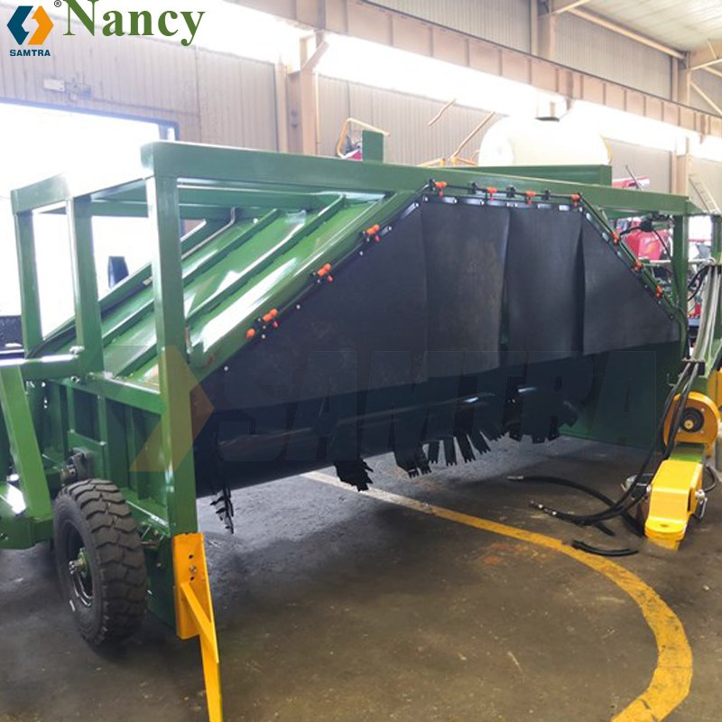 Composting Turner Machine Food Waste Disposer Tractor Compost Turner