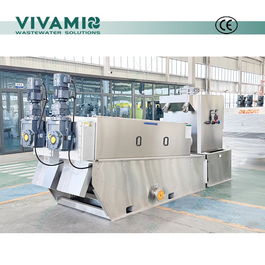 Global Market Hot-Selling Screw Press Sludge Dewatering System for Sewage Treatment