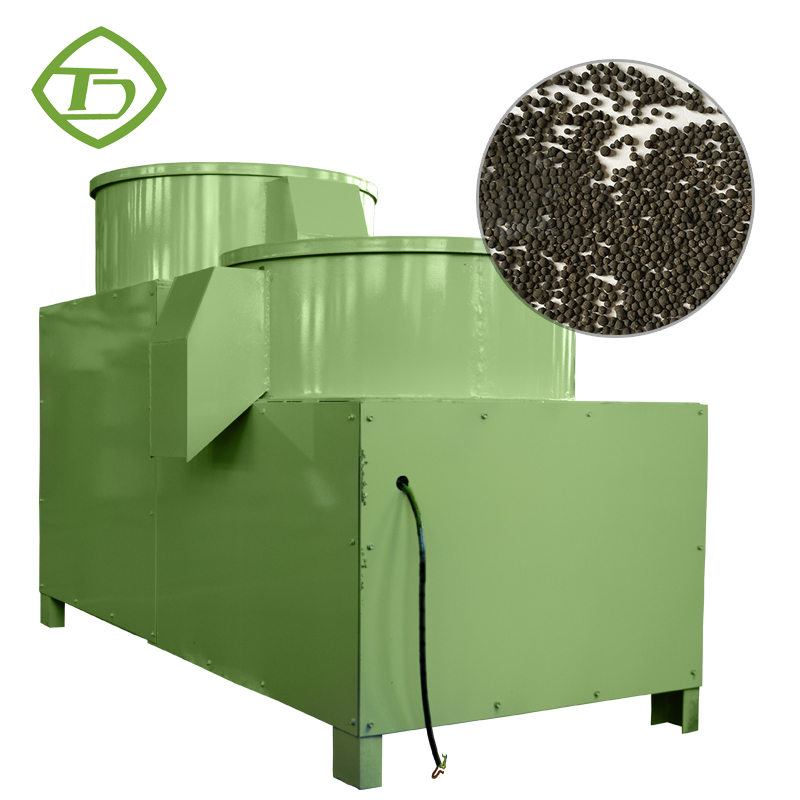 1.5-2.5t/h Organic Fertilizer Polishing Machine Compost Organic Fertilizer Granule Making Machine