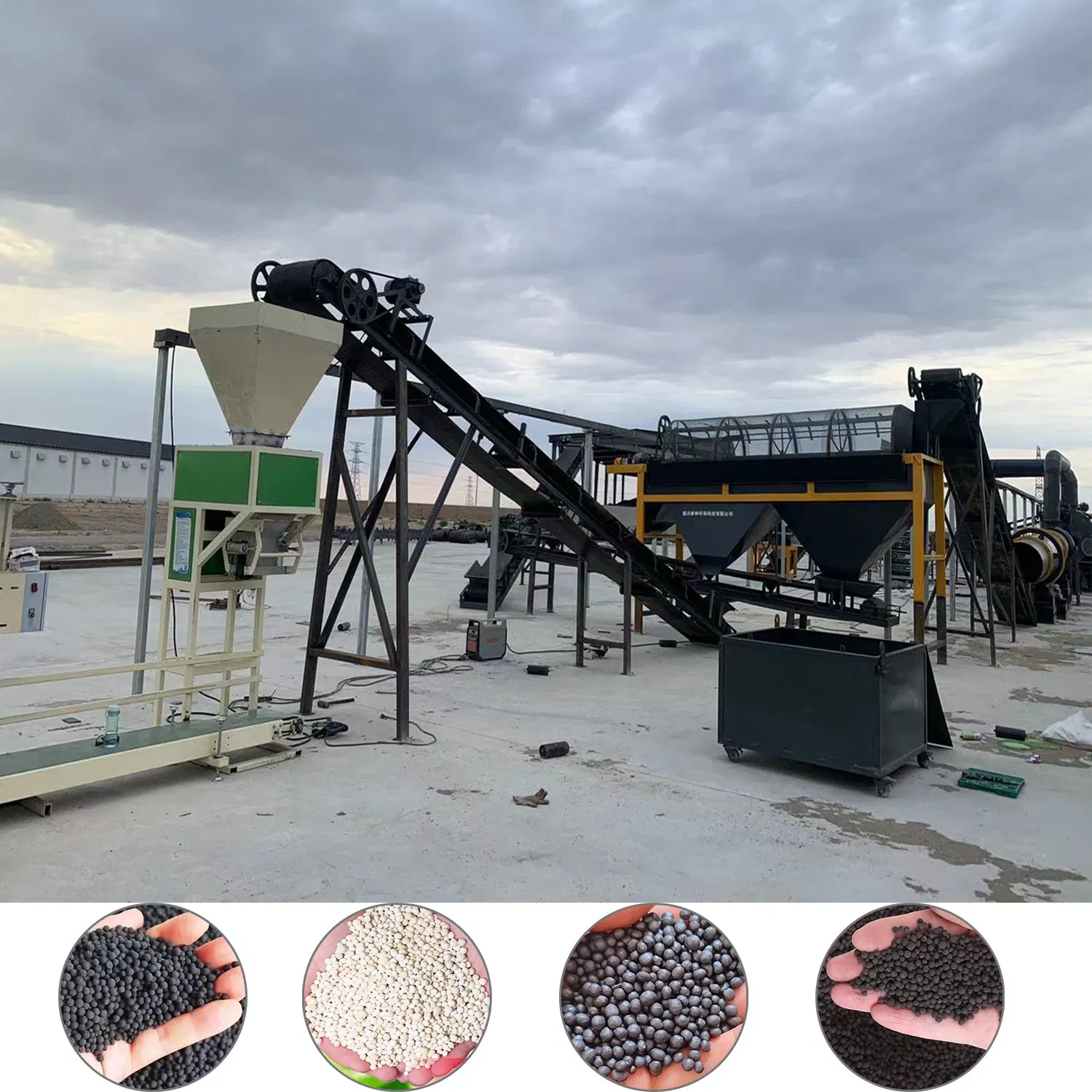 High-Capacity Fertilizer Granulation Equipment for Uniform Pellet Size &amp; Shape, Manure Processing Plant