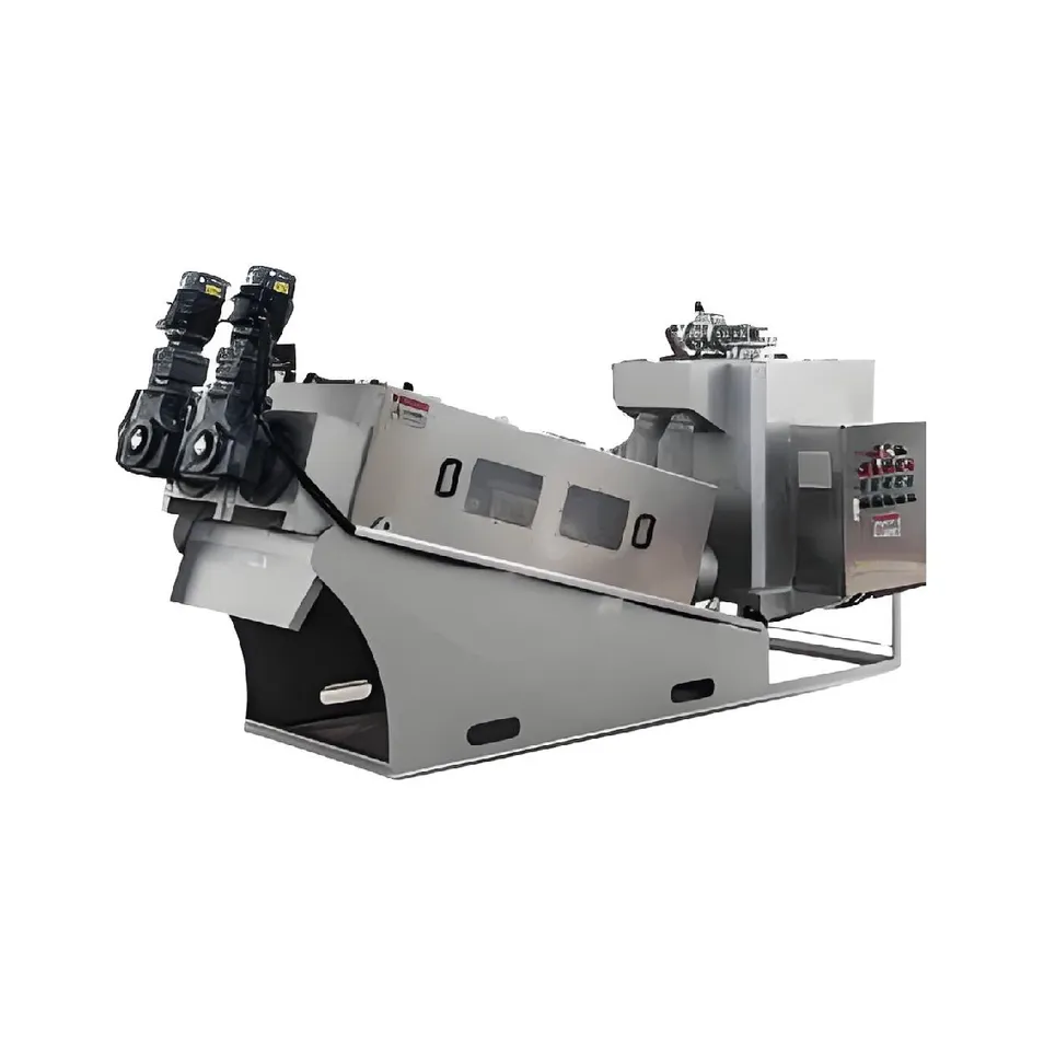 Screw Press Sludge Dewatering System