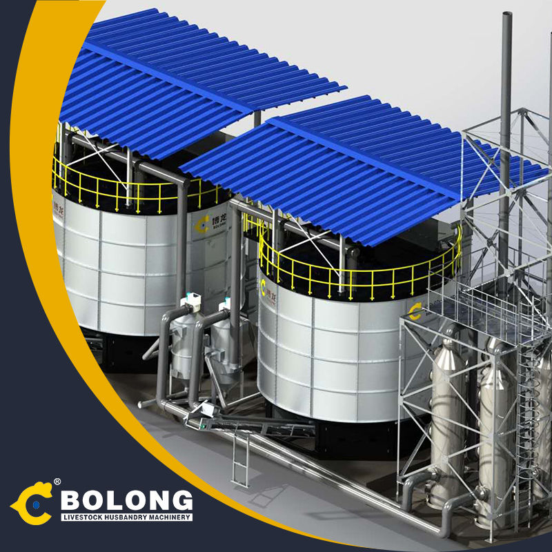 Recycling Compost Machine Fermentation Tank Commercial Composting Vessel Continuous Feed Fermentation Vessel