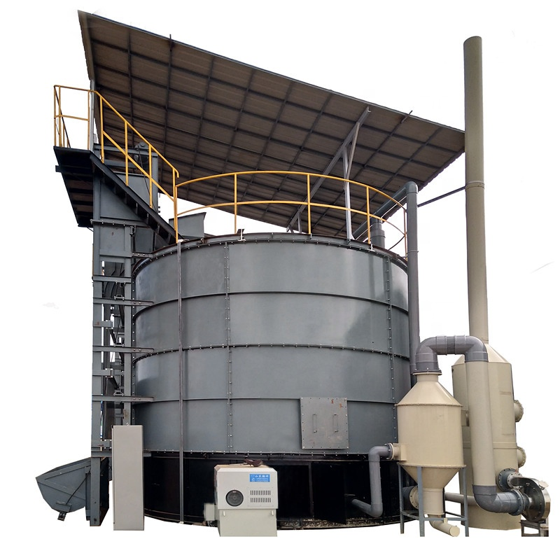 Organic Chicken Manure Fermentation Fertilizer Equipment Waste Composting Fermenter Tanks