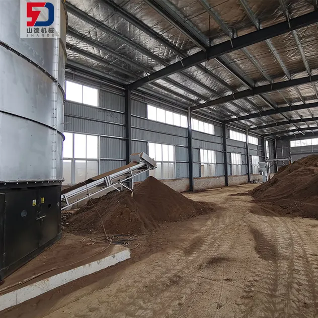 Organic Fertilizer Machine for Composting and Fermenting Kitchen Waste and Livestock Manure