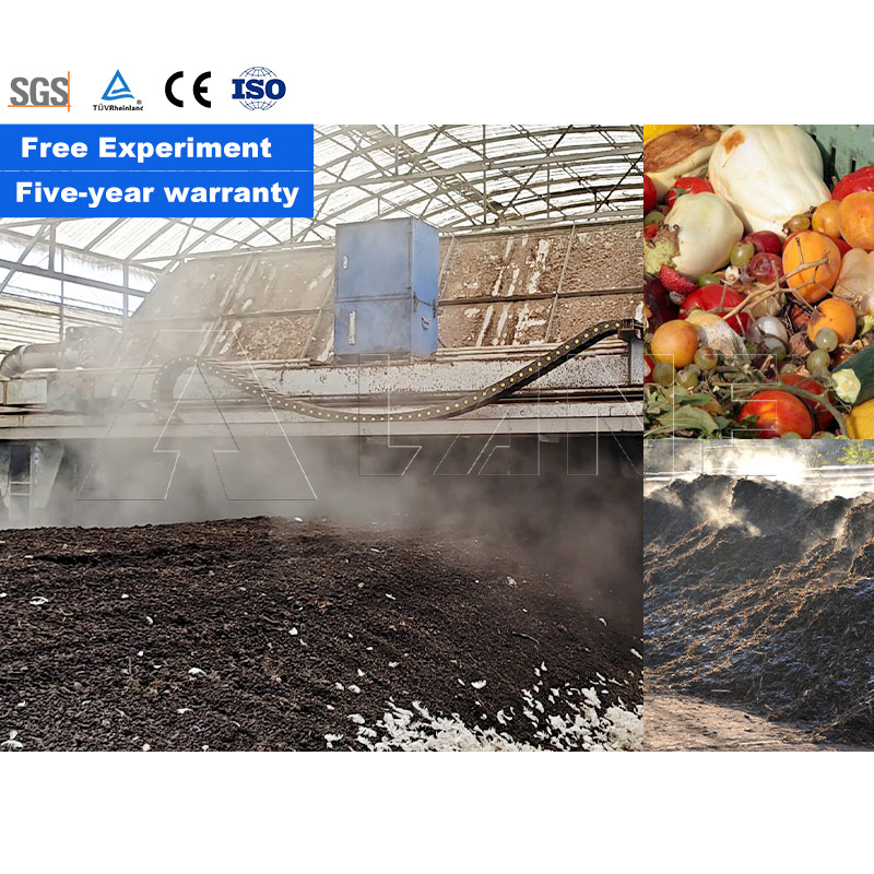 Lane Manure Ferment Compost Machine Chain Plate Turner Fermentation Composting Machine