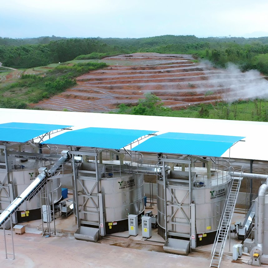 China Sanyi Composting Machine Manure Fermentation Tank Compost Making Machines