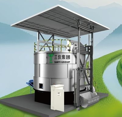 Agricultural Machinery Fermentation Composting Organic Material Industrial Composting Equipment Composting Machine