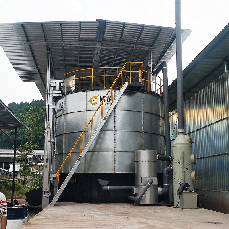 Compost Biodigester for Organic Nutrients Bioconversion Tank for Microbial Fertilizers Commercial Composting Vessel Solid Waste Fermentation Tank