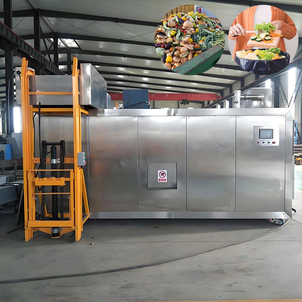 Hot Selling Stainless Steel Compost Making Machines Factory Organic Fertilizer Making Machine Kitchen Waste Disposal Machine