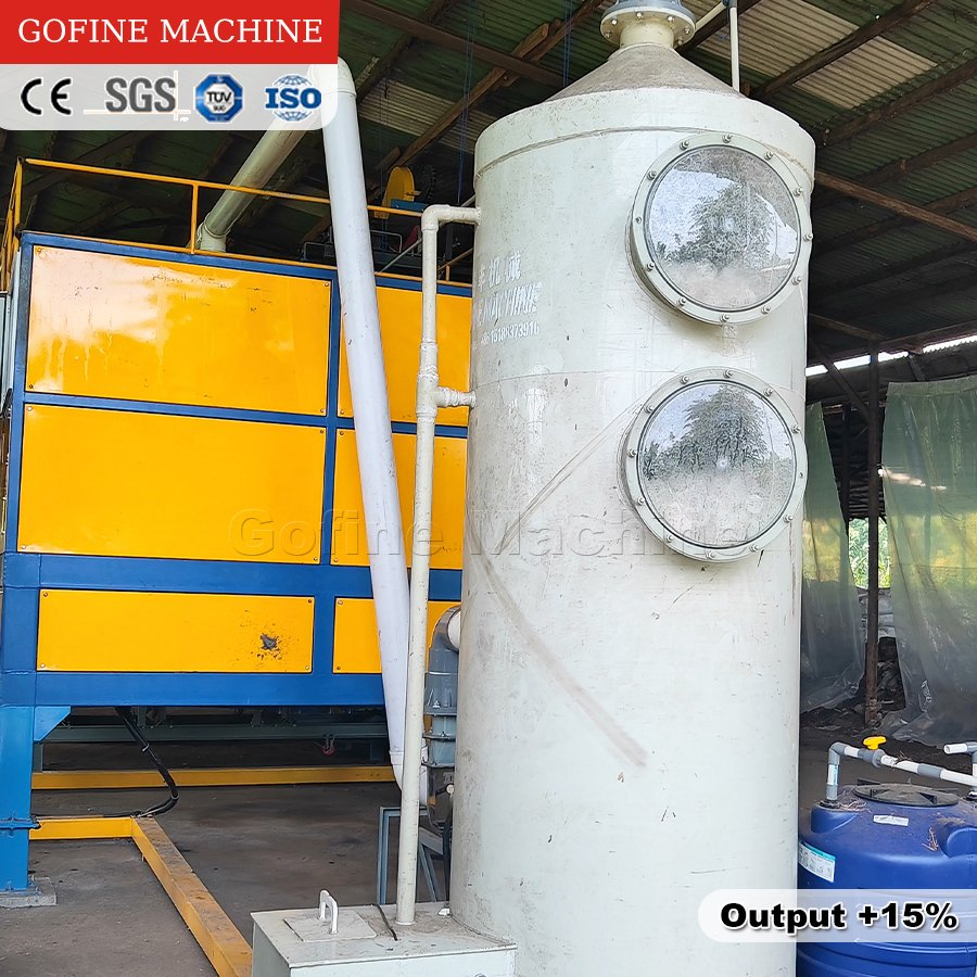 Filter Mud Kitchen Waste Horizontal Compost Making Machine