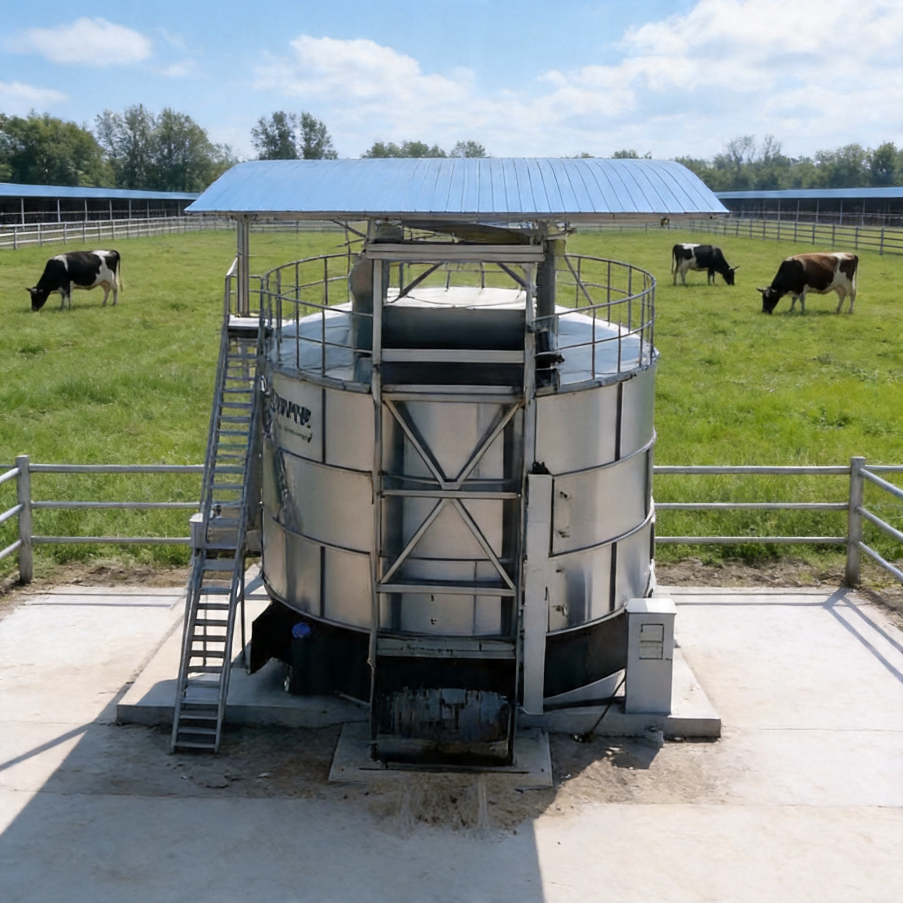 Agricultural Waste Recycling Equipment with Aerobic Composting Technology