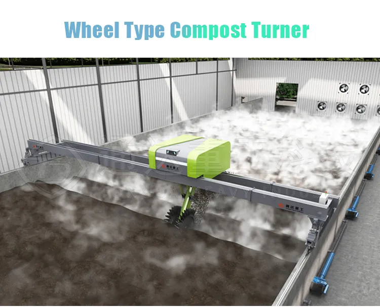Wheel Type Compost Turner