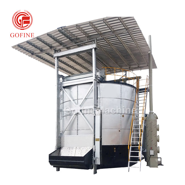 Custom Fermenter Tank Ferment Food Waste Poultry Chicken Farm Animal Waste Composting Machine Fecal Fermentation Tank