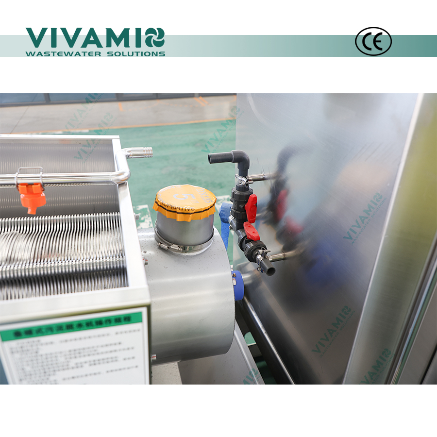 New Design Screw Press System Delivering Steady Dewatering for Wastewater Plants