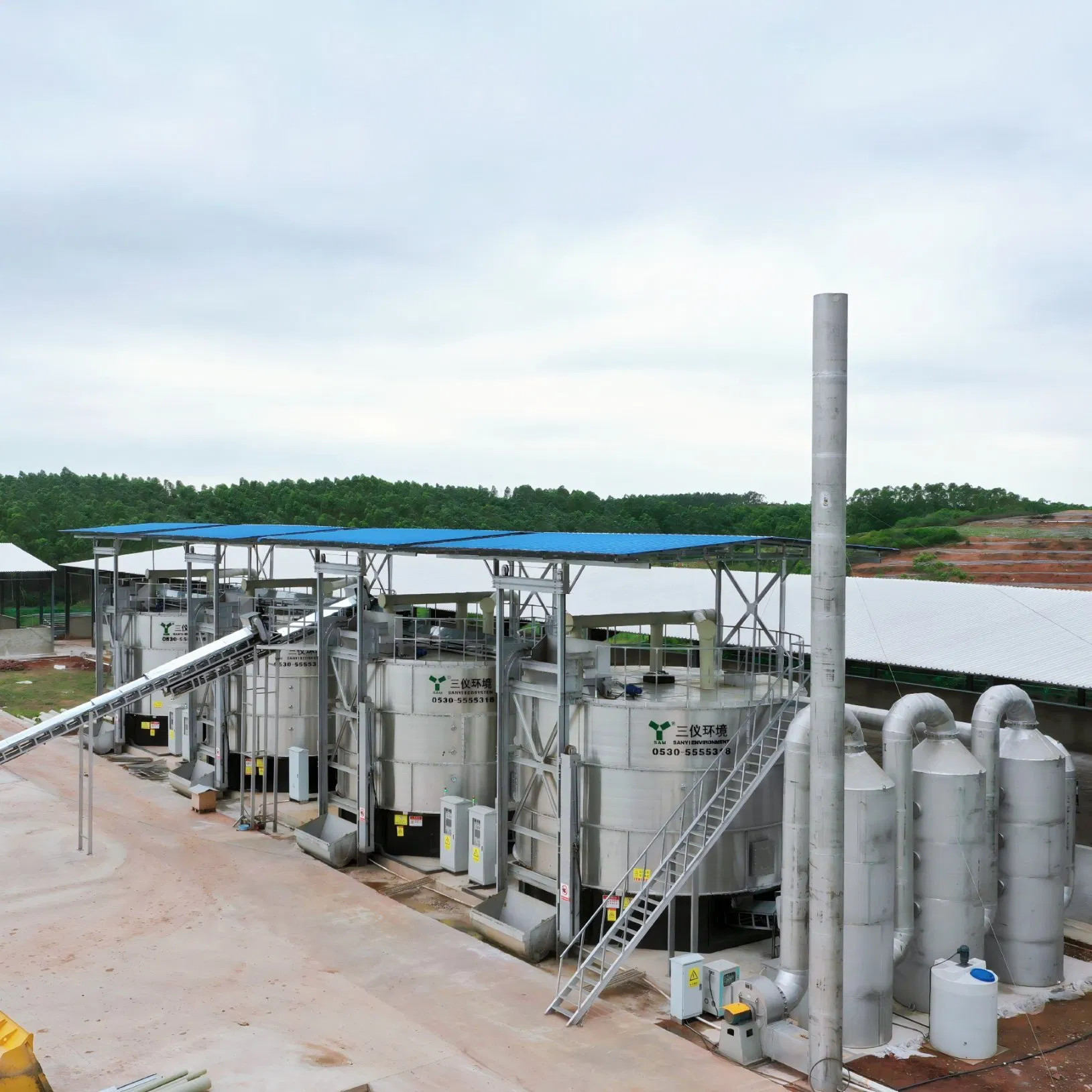 Robust Manure System for Advanced Organic Fertilizer Creation and Processing