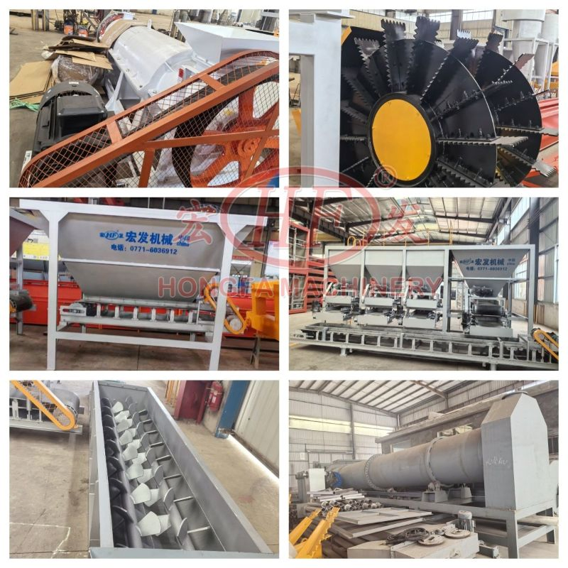 Fertilizer Granule Automatic Packaging Machine for Organic Waste Food Waste Pig Sheep Cow Poultry Manure Composting Fertilizer Plant