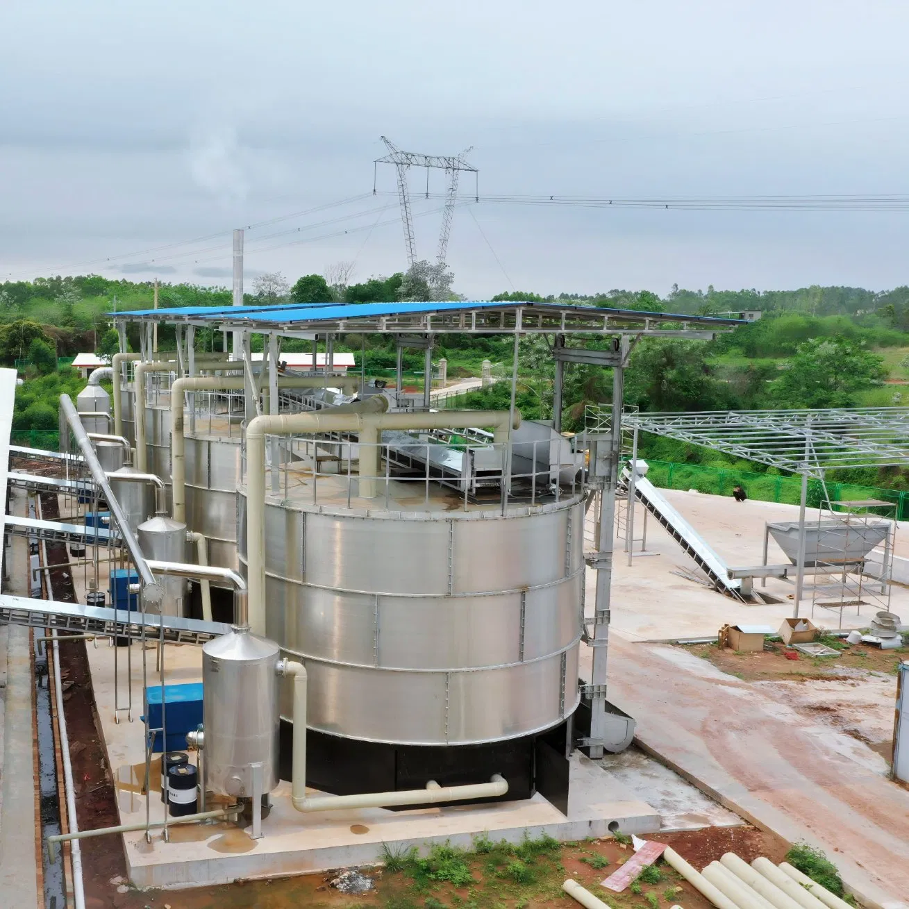 Agriculture Farm Machinery Fermentation Tank Featuring Full Automation Control System