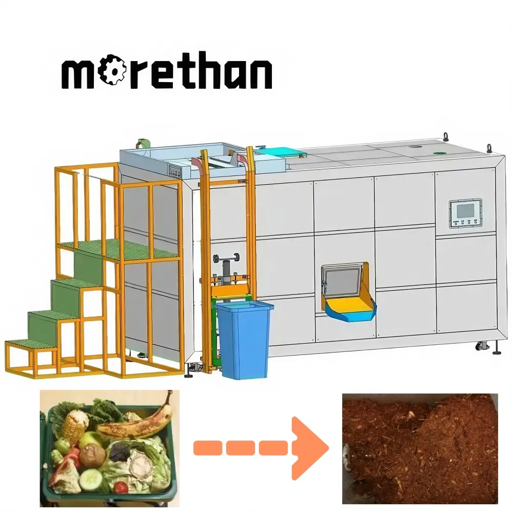 Automatic Waste Food Grinder Food Waste Composting Machine Kitchen Food Recycle Fertilizer Machine