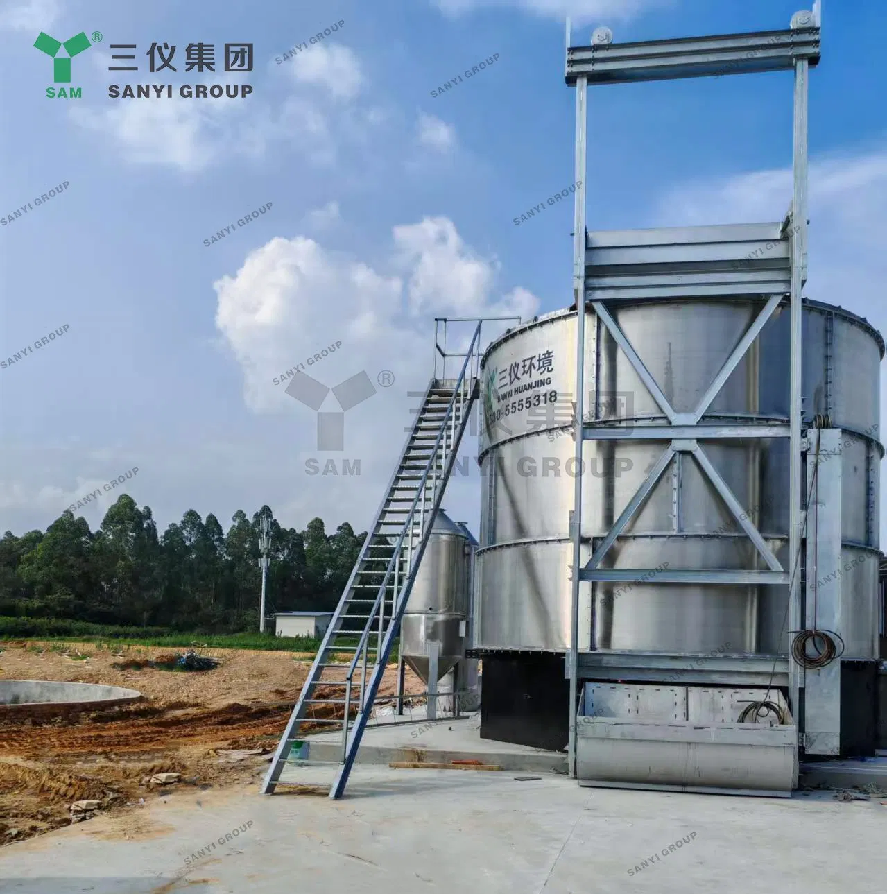 Complete Automatic Composting System for Poultry Waste Management