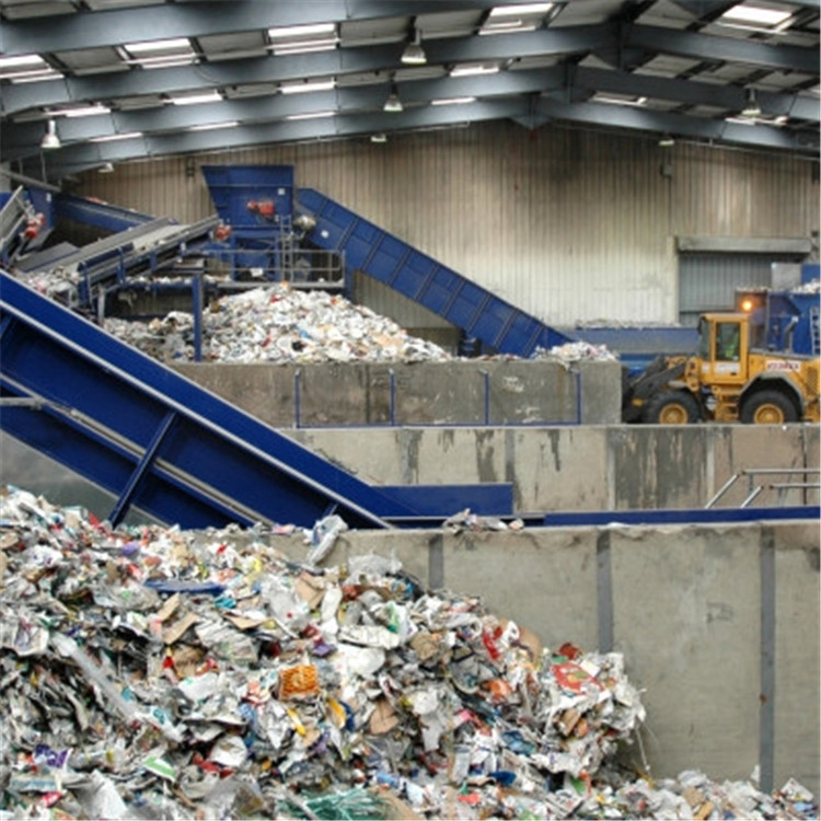Automatic Municipal Plastic and Metal Solid Waste Sorting and Recycling Composting Machine Equipment Msw Sorting Line Price