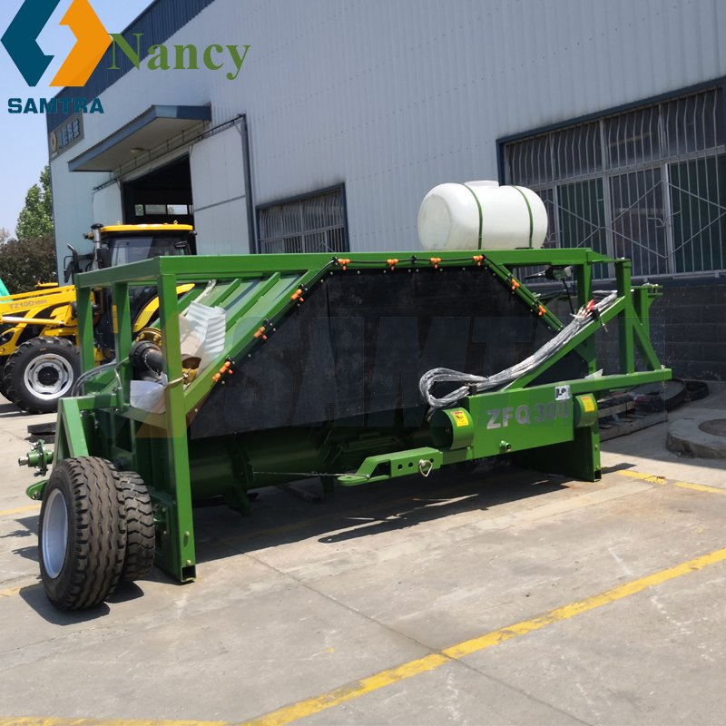 Composting Turner Machine Food Waste Disposer Tractor Compost Turner