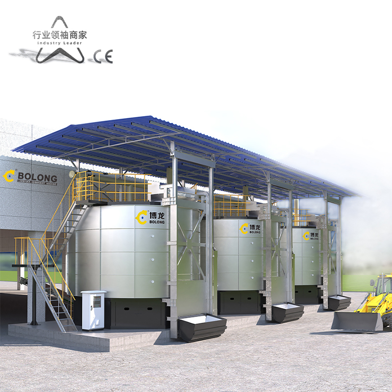 Composting for Poultry Waste Industrial Composting Machine Intelligent Chicken Manure Organic Fertilizer Fermentation Equipment