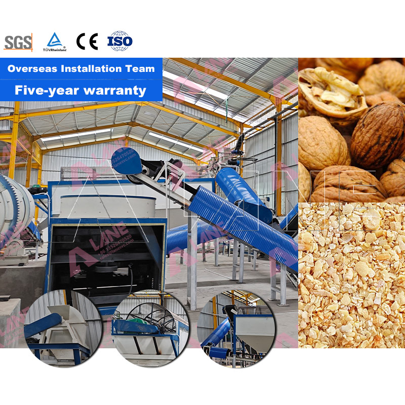 Palm Kernel Cake (Pkc) Waste Residue Palm Kernel Cake Composting Machine Organic-Inorganic Fertilizer Production Line