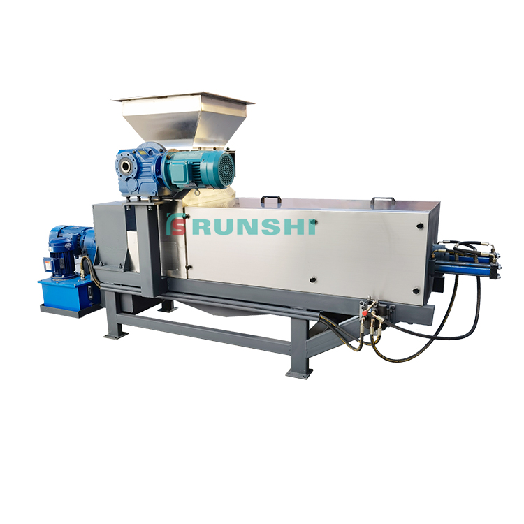 City Garbage Dewatering Machine Organic Compost Machine Food Waste Crushing Machine