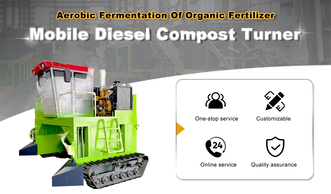 Agricultural Waste Organic Fertilizer Composting Machine