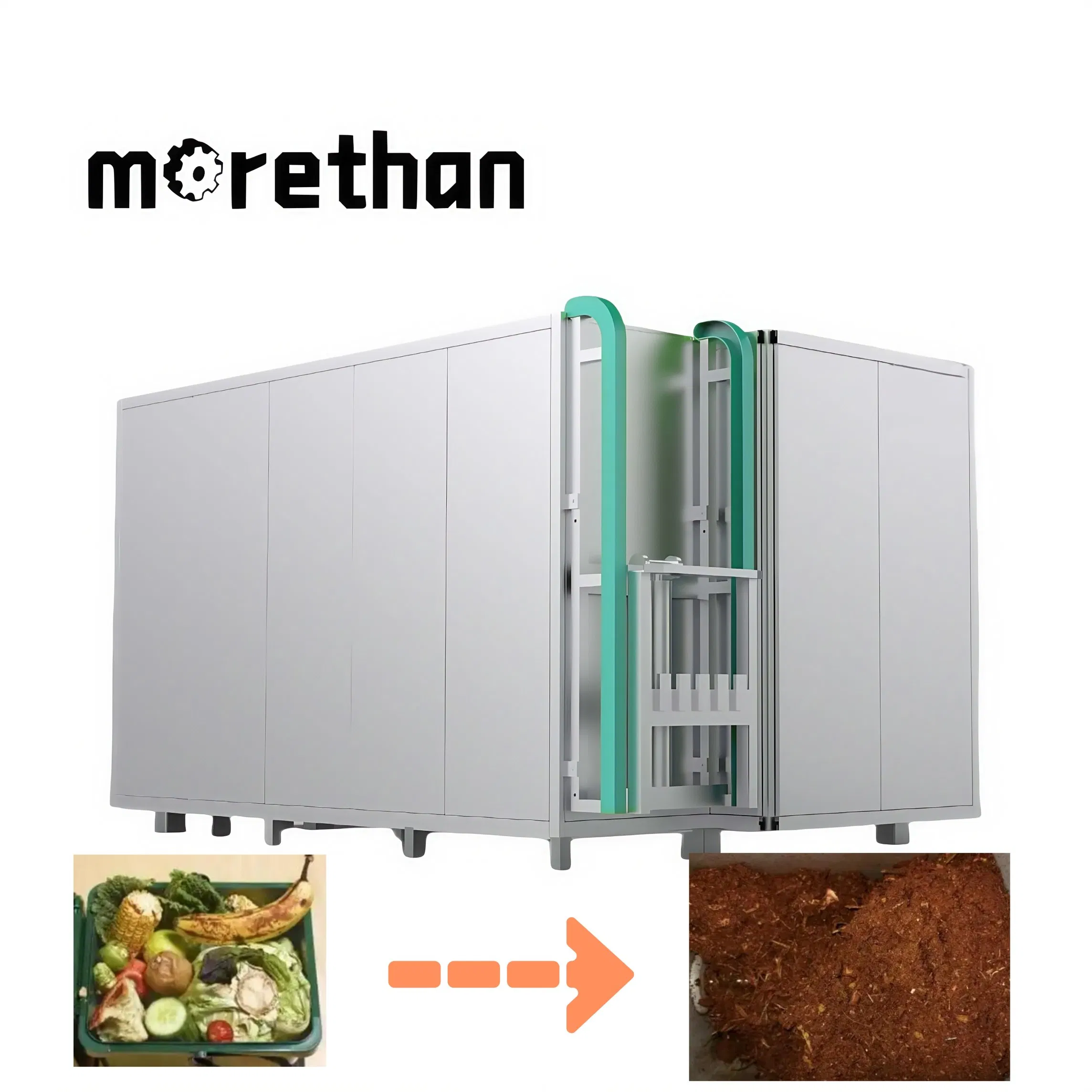 Food Compost Machine Garbage Disposal Composting Equipment Food Compost Machine Commercial Food Waste Disposer Food Waste Recycling Machine