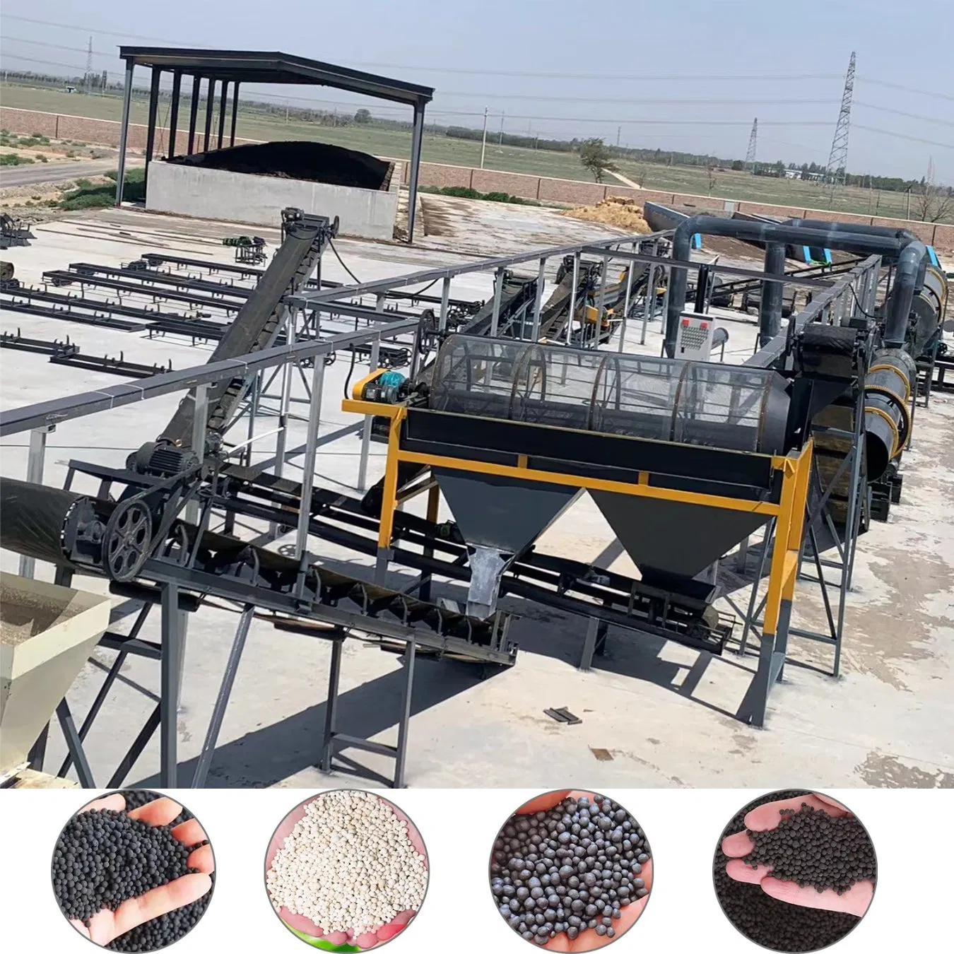 Automatic Fertilizer Packing Equipment for Bags or Bulk, Fertilizer Granulator Machine, Completes Your Production Line