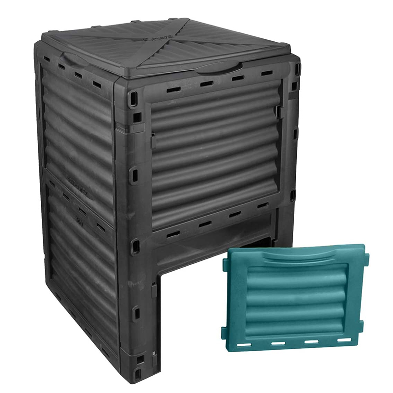 300L Outdoor Garden Waste Compost Bin Composter