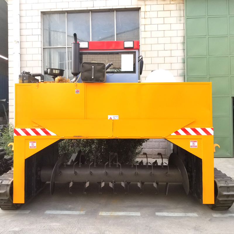 Turning Compost Machine Organic Waste Fermentation Composting Machine for Sale