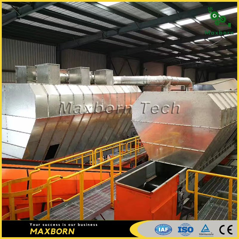 Msw Soerting Plant Post-Treatment of Organic Food Waste Composting Machine