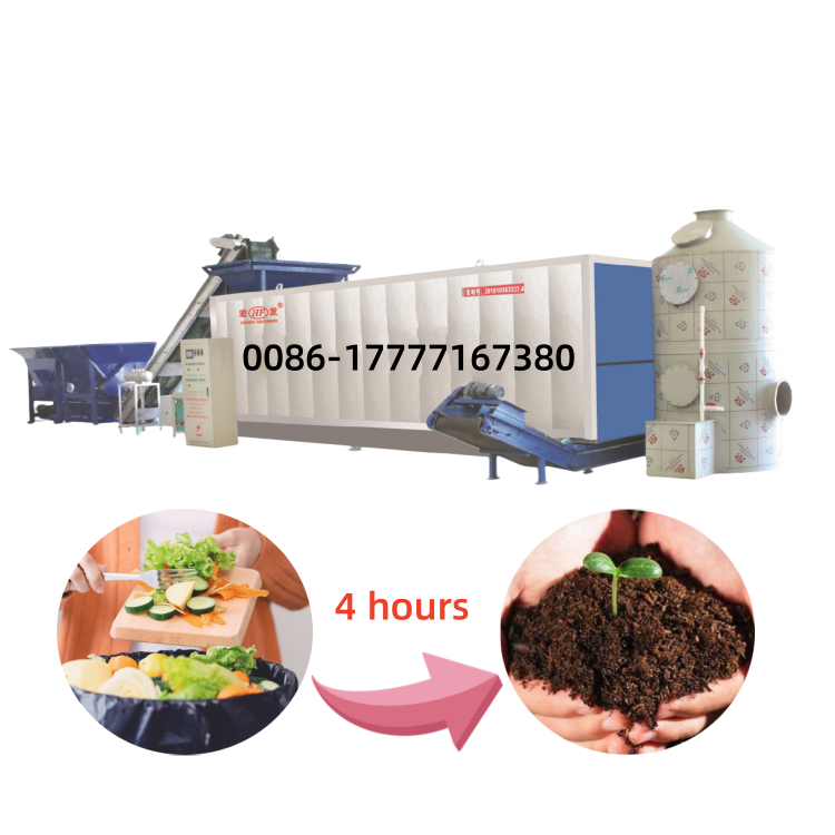 Organic Fertilizer Compost Making Machine for Kitchen Food Waste Processing for Home Kitchen Garden Use
