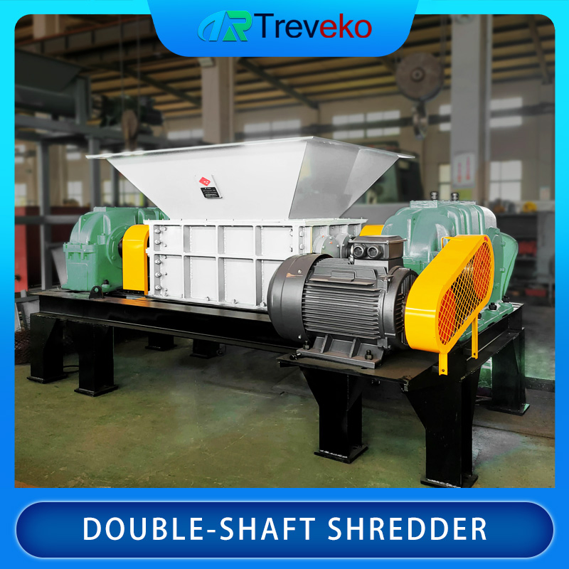Industrial Twin-Shaft Crushing Equipment for Organic/ Green Waste Processing