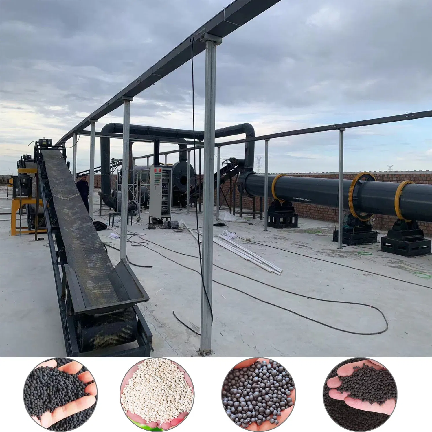 Automatic Fertilizer Packing Equipment for Bags or Bulk, Fertilizer Granulator Machine, Completes Your Production Line