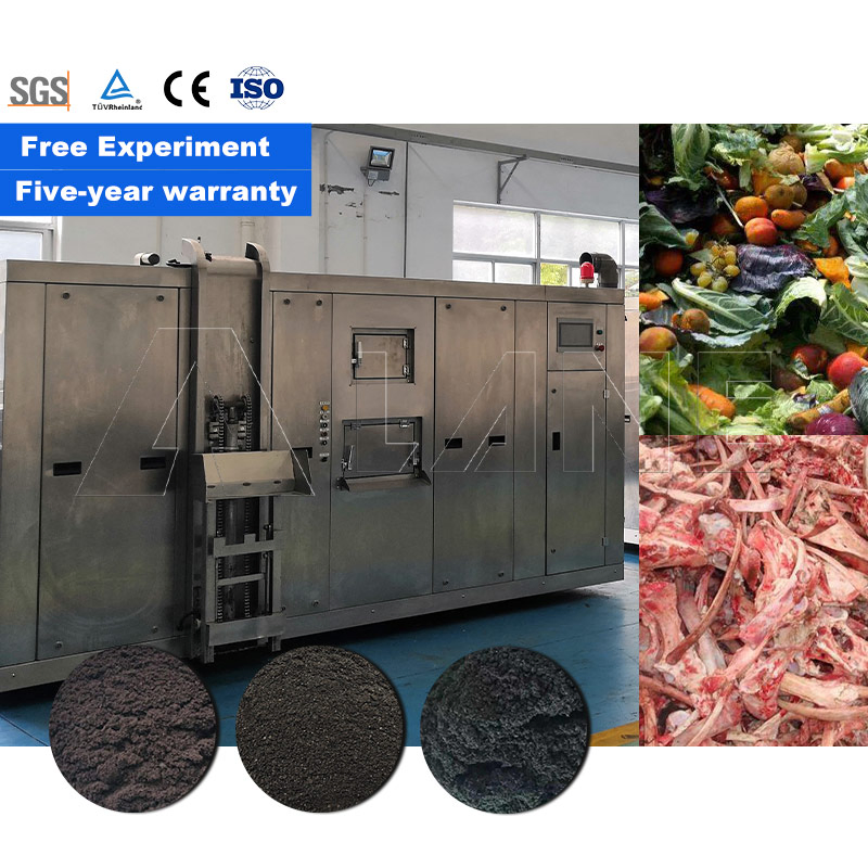 Lane High Temperature Aerobic Bio-Composter Machine Microbial Food Waste Recycling System for Rapid Fertilizer Fermentation