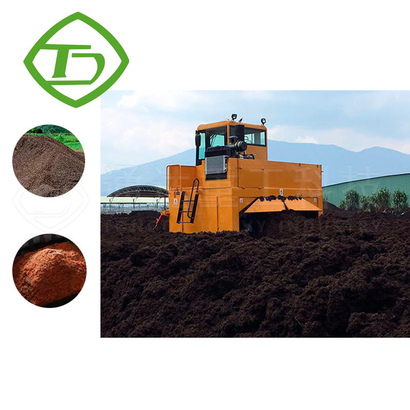 Farming Composting Equipment Crawler Type Compost Turner Machine for Animal Manure Fermentation for Sale