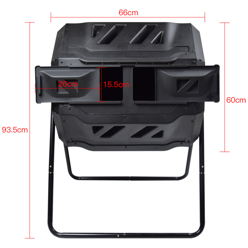 Plastic Indoor Food Garden Kitchen Waste Composter Composting Machine Home Compost Tumbler Bin