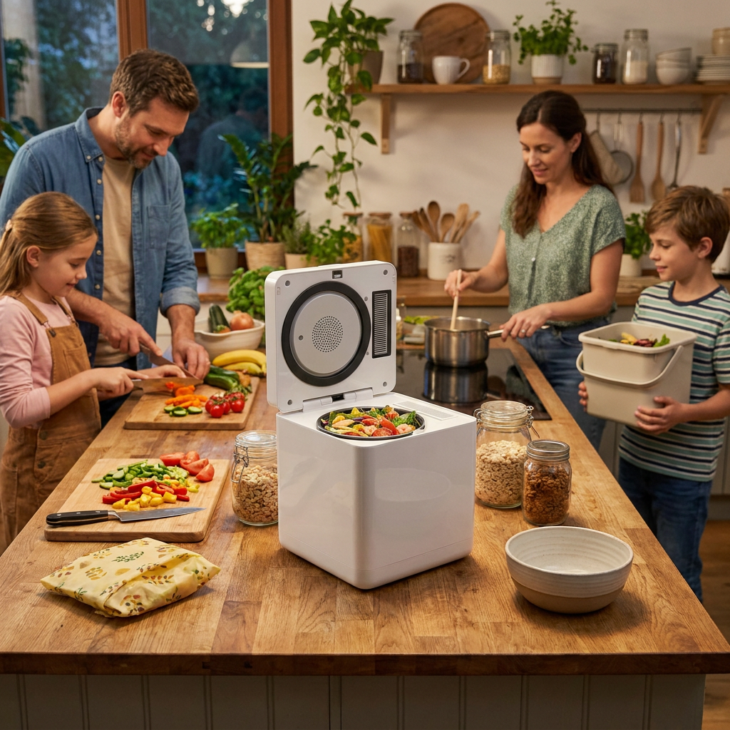 Kitchen Waste Composter Scene