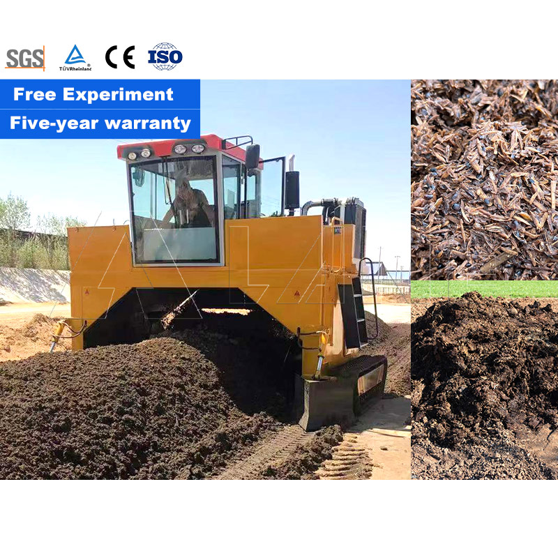LANE Compost Making Machines Professional Fermentation Equipment Food Waste Composting Machine Compost Turner Machine for Sale